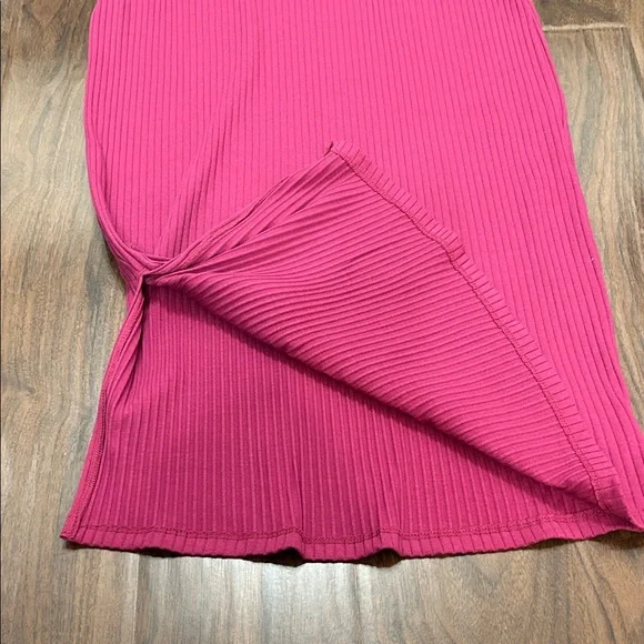 Wild Fable Ribbed Pink Bodycon Dress - Picture 7 of 9